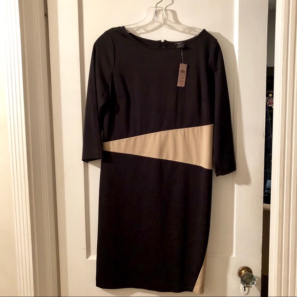 Ann Taylor 3/4-Sleeve Sheath Dress (10P) - Picture 3 of 5